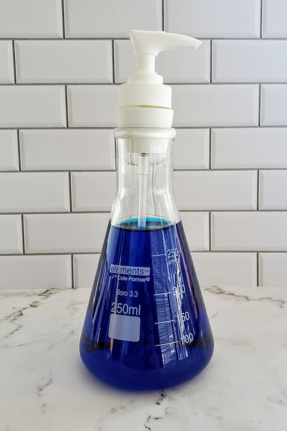 Erlenmeyer Flask Soap Dispenser With Gift Box, Chemistry Gift, Science  Gifts, Science Teacher Gifts, Unique Chemistry Decor, Science Decor 