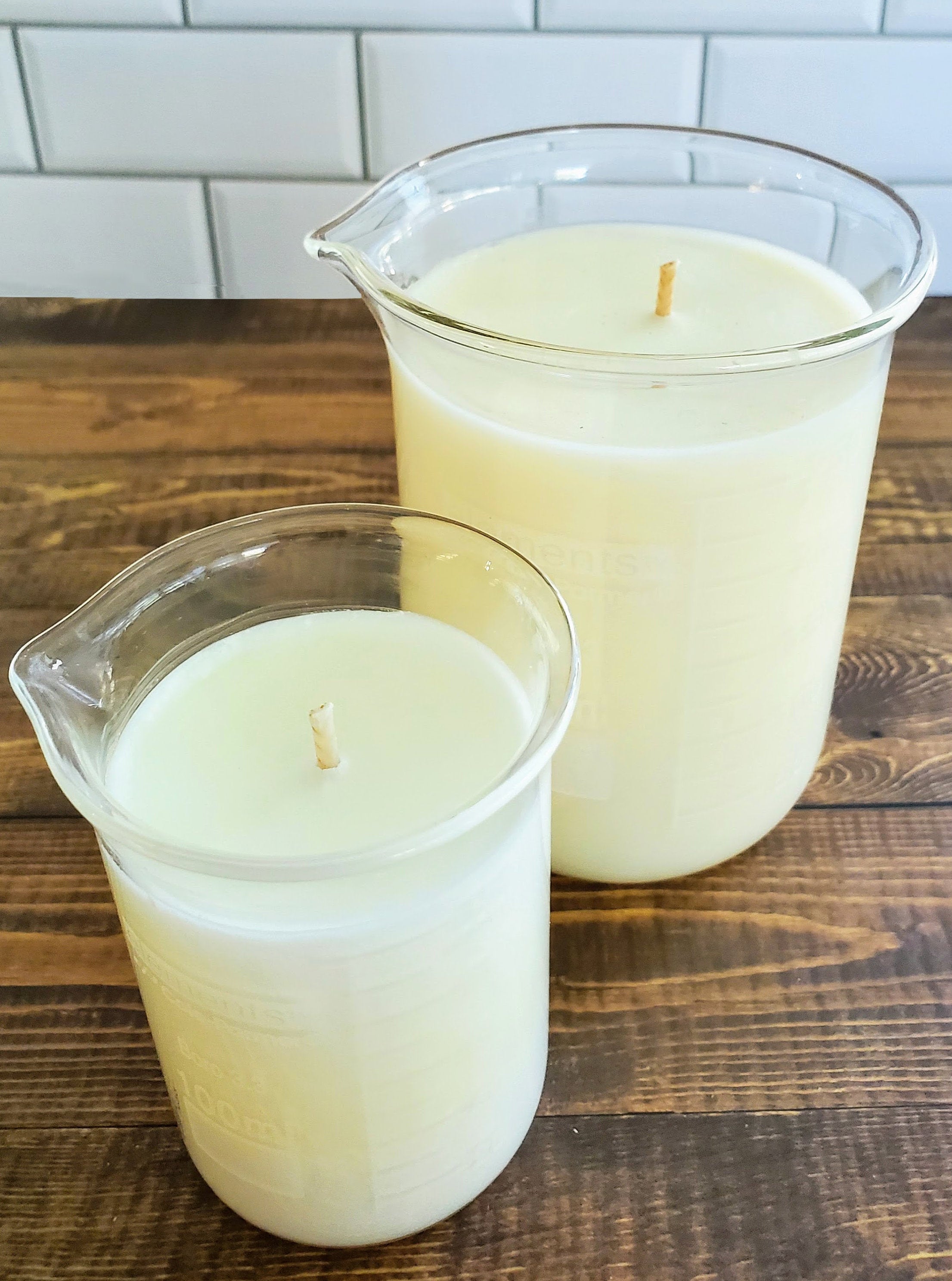 CLEARANCED Soy Beaker Candles Chemistry Gift Unique Science Etsy