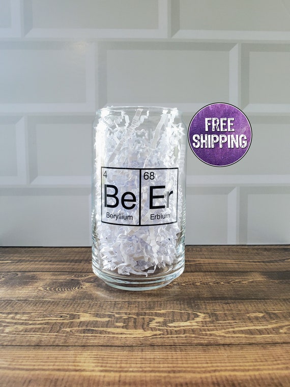 beer can glass etsy