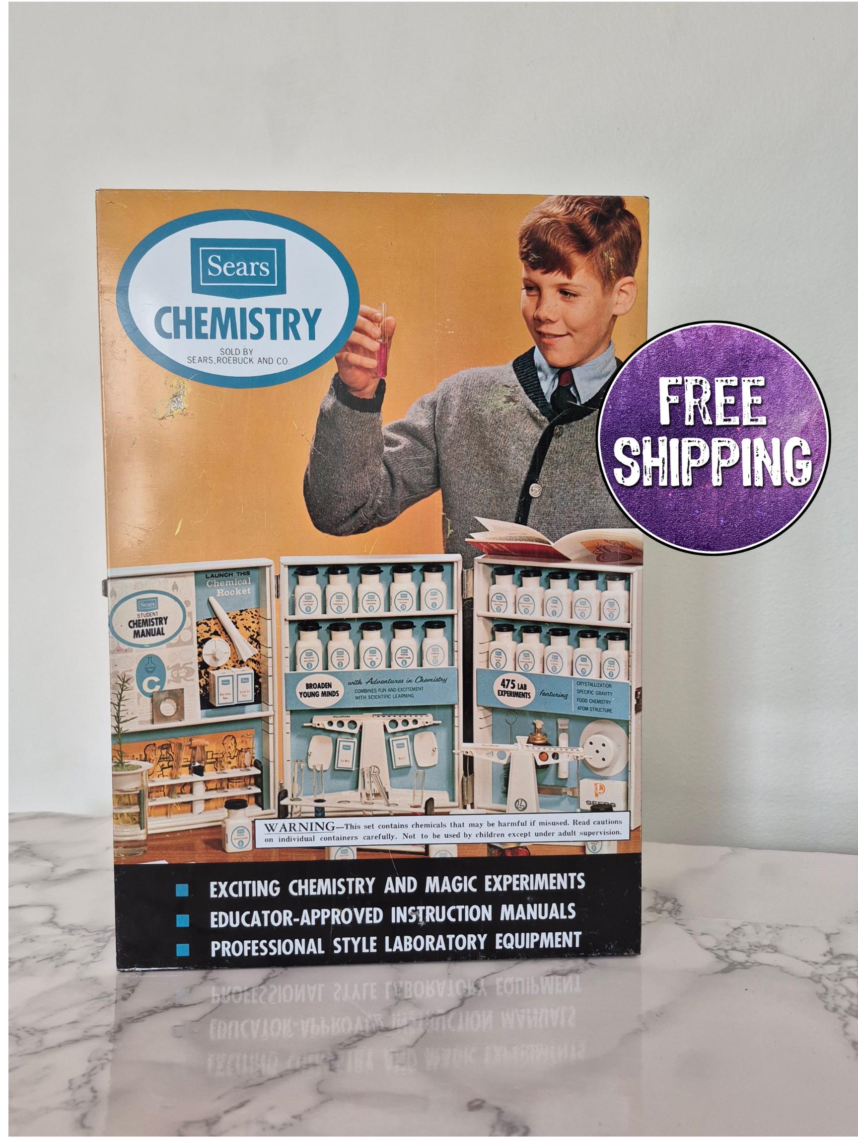 CHEMISTRY グッズセット CD カレンダー マガジン Vintage 1960s Sears Chemistry Kit - Includes Many Original