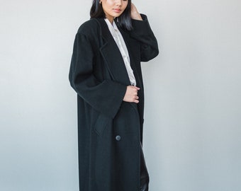 black coat casual