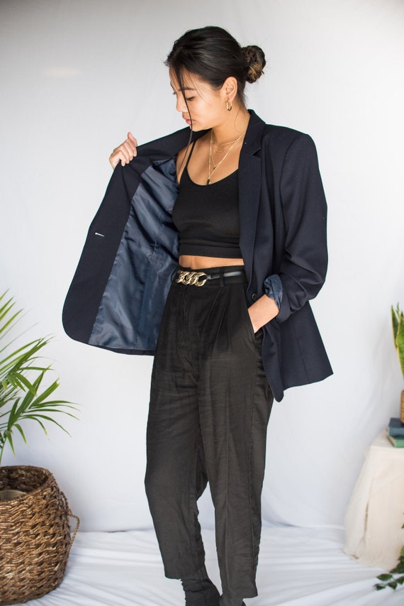 Women's Vintage Oversized Blazer - Medium/Large (7