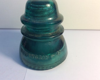 Vintage Hemingray No 42 CD 154 Clear Glass Insulators Pre Drilled DIY Project