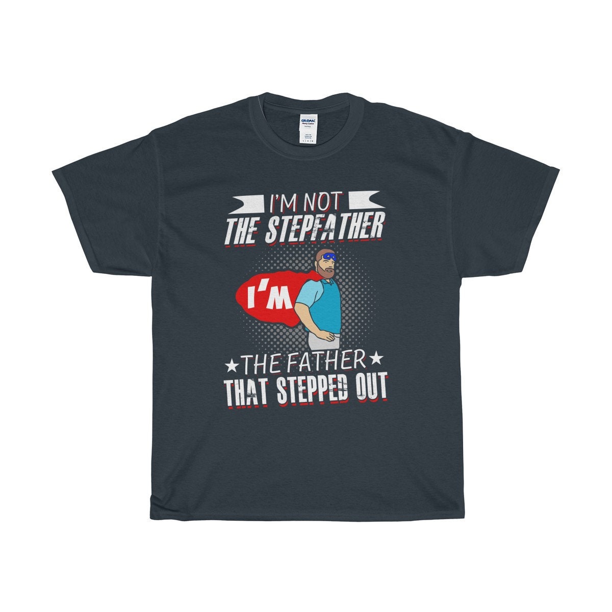 funny step dad shirts