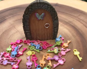 Fairy keysFairy garden key, miniature key, Secret Garden, fairy key, keys, keys for Fairy door, miniature accessory, fairy keys