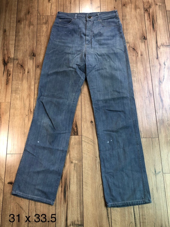 Very Soft Perfectly Broken In Sears 1970s Jeans sz