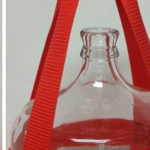 3 Gallon Water Bottle Carrier TALL Carboy glass bottle not included image 3