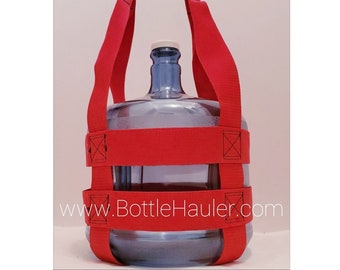 3 Gallon Water Bottle Carrier STUBBY Style - or - TALL Style. Glass bottle not included