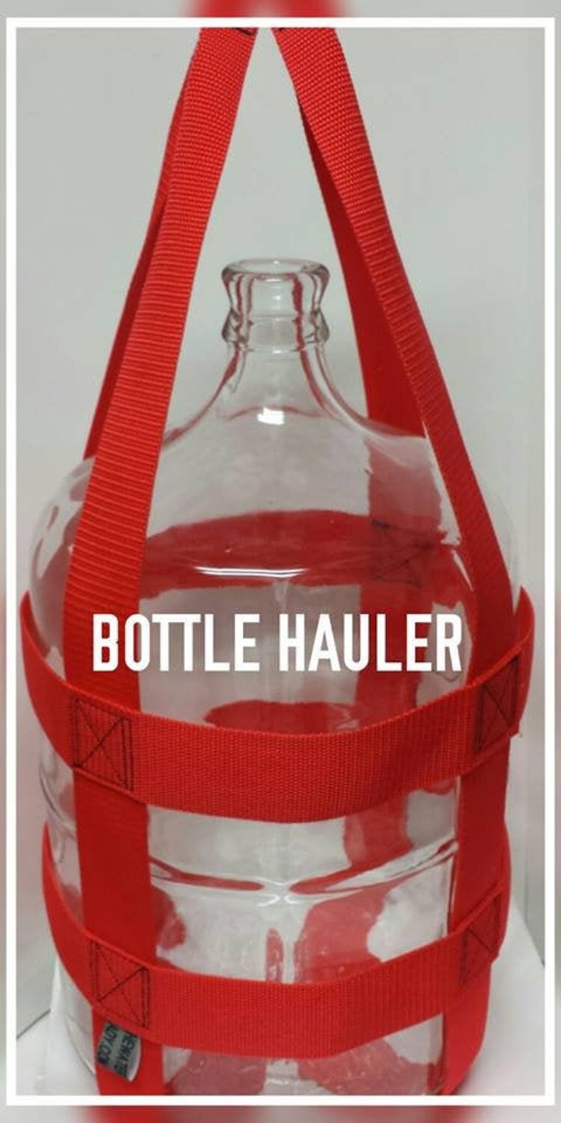 3 Gallon Water Bottle Carrier TALL Carboy glass bottle not included image 3