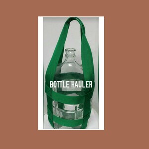 3 Gallon Water Bottle Carrier TALL Carboy glass bottle not included image 1