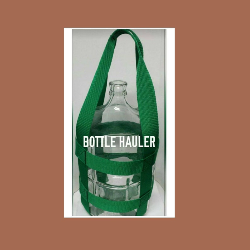 3 Gallon Water Bottle Carrier TALL Carboy glass bottle not included image 1