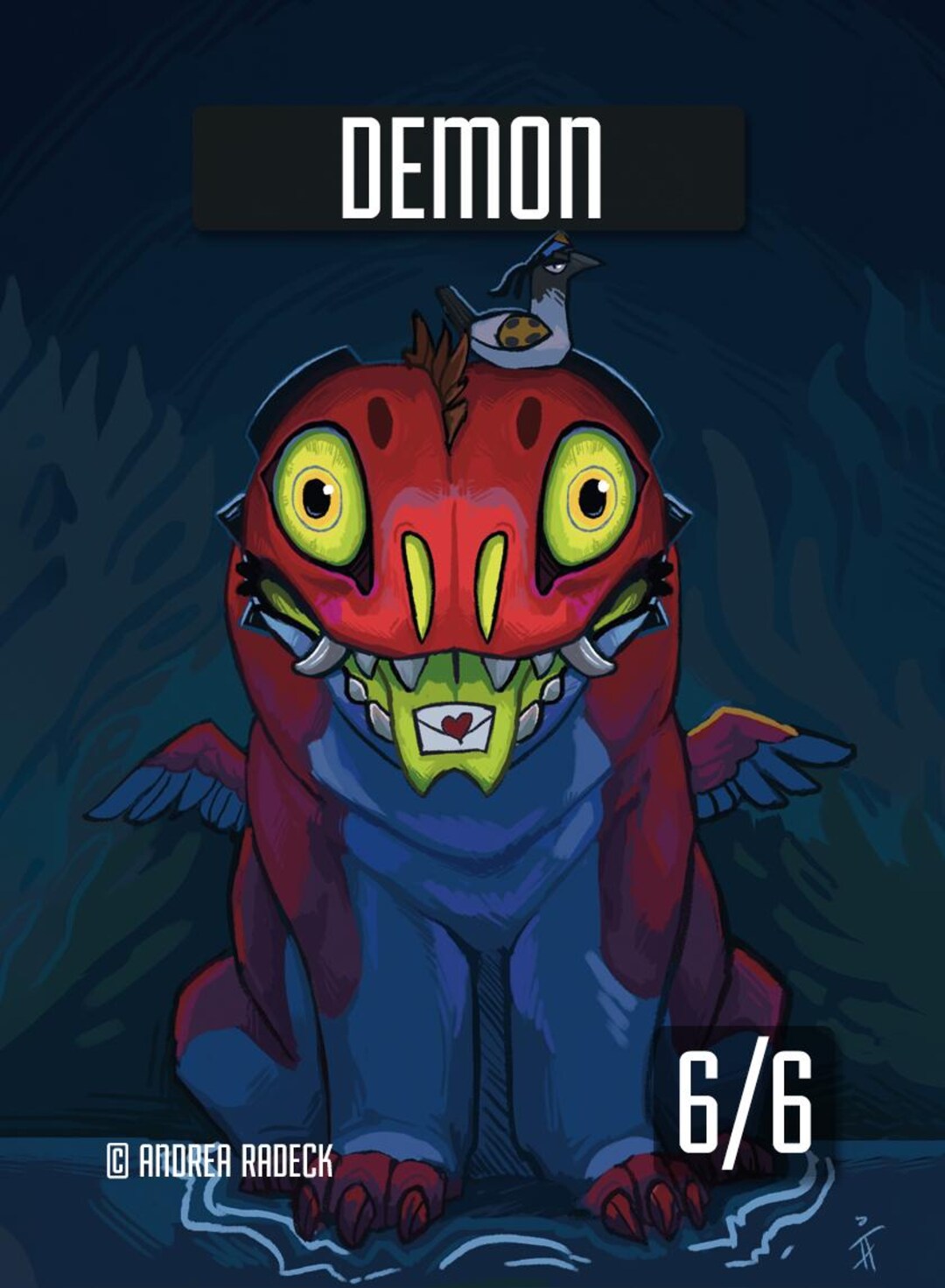 4x - 6/6 Demon Tokens for Magic the Gathering! - Etsy