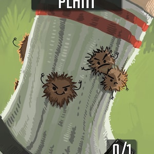 4x - 0/1 ficha de planta para Magic the Gathering