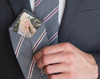 Custom/Personalized PHOTO TIE - | Father's Day Gift | Weddings | Father of the Bride | Groomsmen | Father's Day | Valentines | Anniversaries