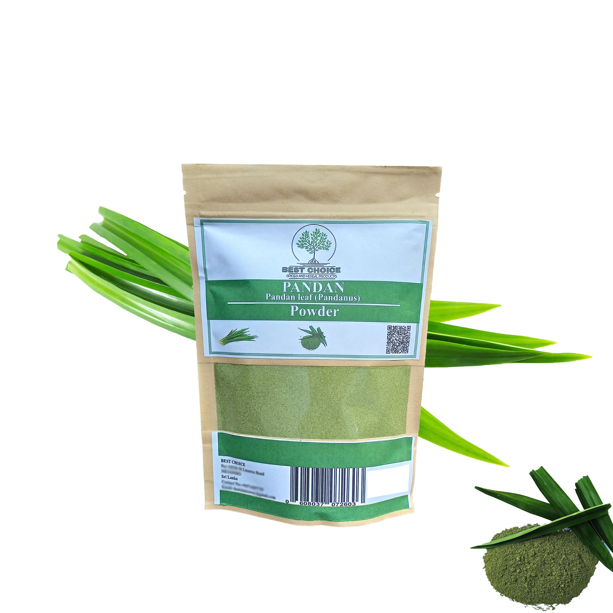 Organic Dried Pandan (pandanus) Leaves Powder Natural Organic From Sri Lanka Etsy