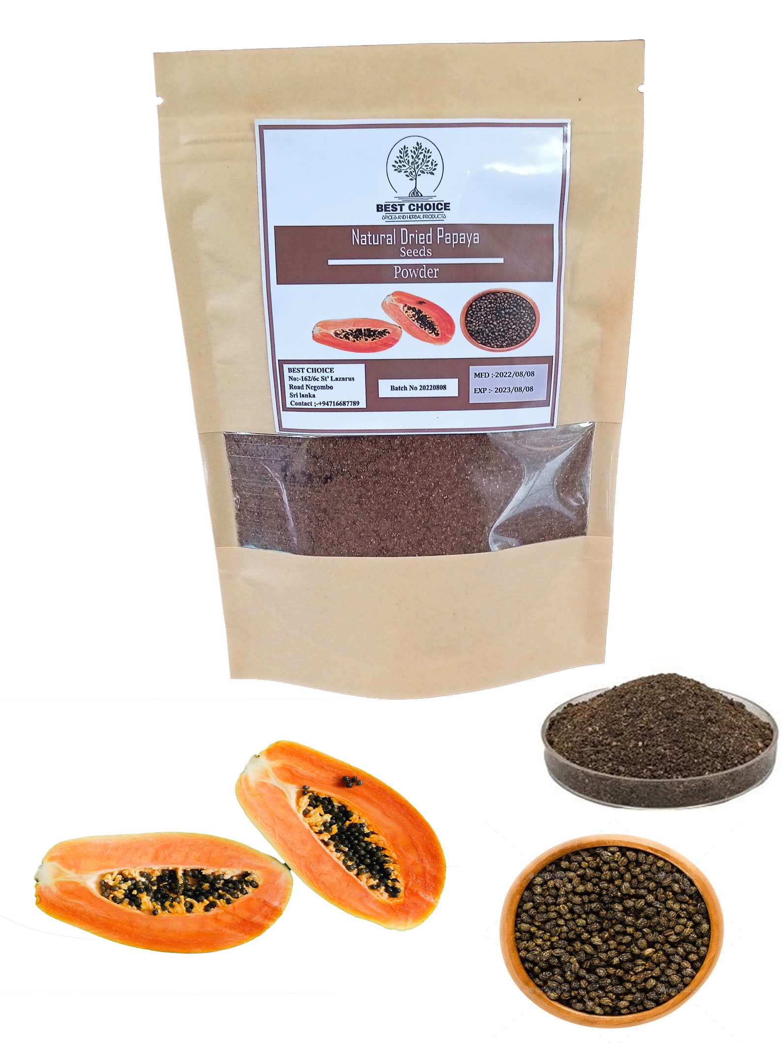 Dried Papaya Seeds Powder Herbal for Health 100 Organic NON GMO Etsy