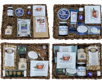 Maine Themed Gift Baskets - Wild Blueberry Breakfast, Maple Sampler, Gluten Free and more! Great gifts for Mothers Day and Christmas Gifts
