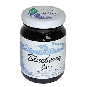 Wild Maine Blueberry Jam - Small Batch, Hand Poured Jars (5oz + 10oz)
