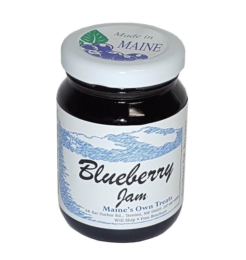 5oz Wild Maine Blueberry Jam  Made in Maine from Wild image 0