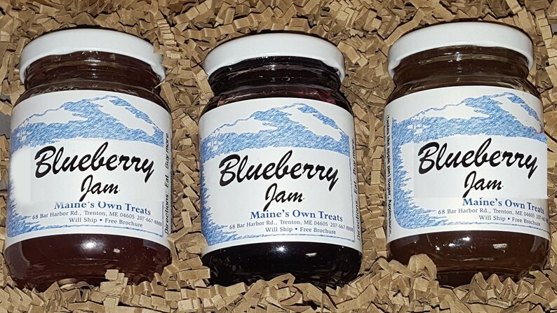 5oz Wild Maine Blueberry Jam  Made in Maine from Wild image 2