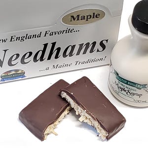 Maine Needhams - Gourmet Chocolate Coconut & Potato Candy Bars packed in Gift Boxes Maple