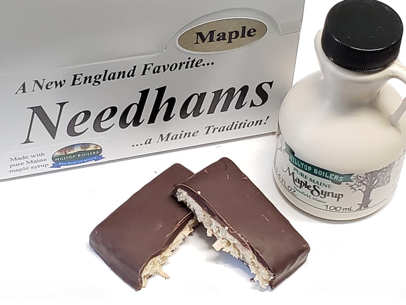 Maine Needhams - Gourmet Chocolate Coconut & Potato Candy Bars packed in Gift Boxes Maple