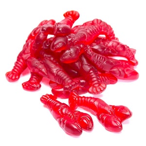 Gummy Lobsters from Maine - 4oz Bag - Great for Valentines Day, Mothers Day, Birthdays, Stocking Stuffers, Favor gifts