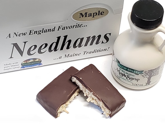 Maine Maple Needhams: Gourmet Chocolate Coconut Candy Bars - 6 Pack