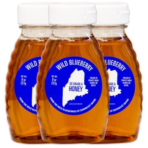 Maine Honey - Blueberry, Raspberry, Orange, Raw Unfiltered - Variety Packs