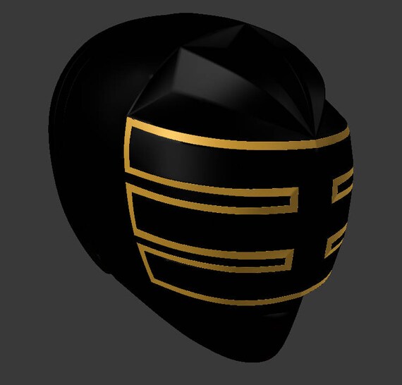 power rangers zeo gold ranger helmet 3d print file stl Etsy