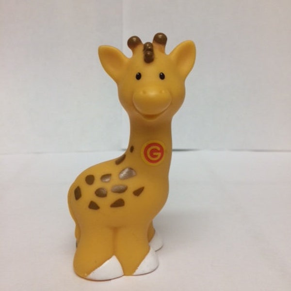 Fisher Price Little People "G" is for Giraffe, Little People Giraffe, Alphabet,Little People Replacement Parts,Fisher Price, Cake Topper