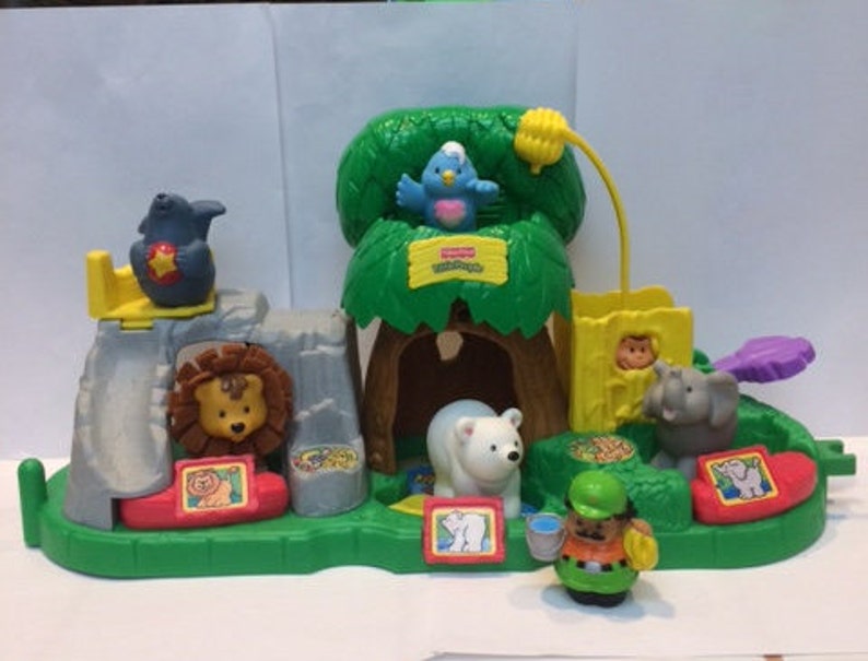Fisher Price Little People Animal Sounds Zoo Little People Etsy