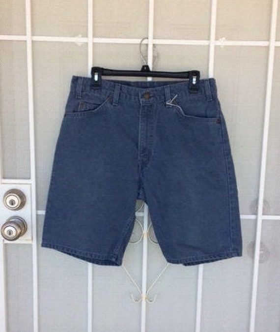 orange levi shorts