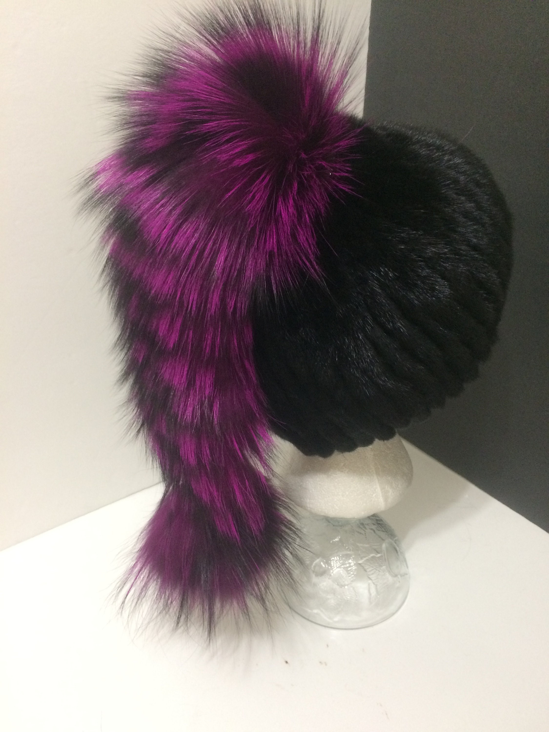 real mink fur hats