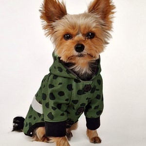 Impermeable para perros de material softshell, impermeable para perros Teacup, impermeable para perros pequeños, chaqueta de abrigo para perros XXS, ropa para perros de primavera, otoño y verano.