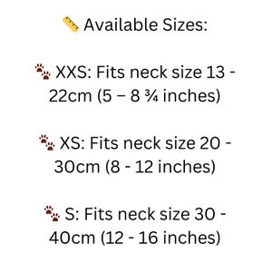 Verstelbare hondenhalsband gemaakt van lichte stof, puppyhalsband, halsband met gesp, theekophalsband, zachte hondenhalsband, op maat gemaakte hondenhalsband, puppyhalsband afbeelding 5