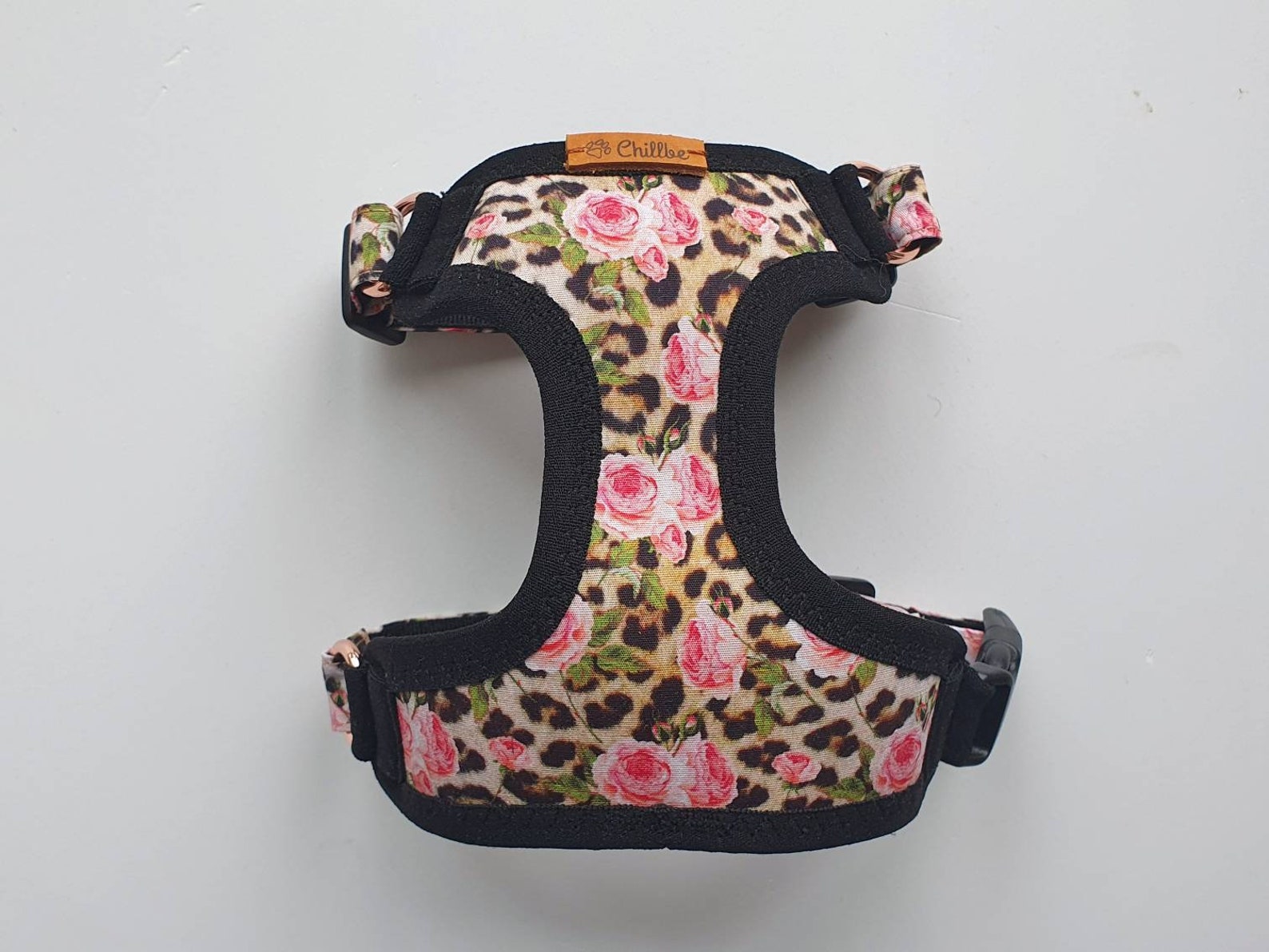 Adjustable Teacup Dog Harness Leash Collar Bandana With Etsy