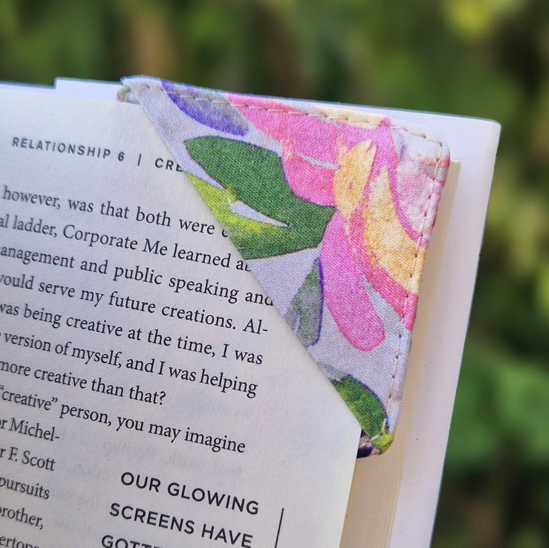 Zero Waste Corner Bookmarks Made From Fabric Scraps to Reduce Waste ...