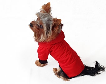 Manteau imperméable pour chien avec couches isolantes et doublure en polaire, Vêtements pour chien, Vêtements pour chien, Vêtements pour chiot, Veste pour chien, Vêtements pour animaux de compagnie