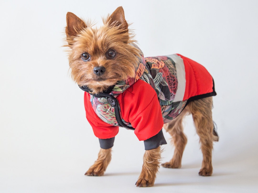 Teacup Dog Winter Coat, Custom Made Small Dog Jacket, Puppy XXS / XS