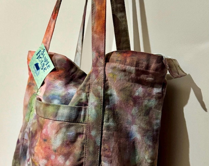 Lumi Canvas Drawstring Tote Large Natural