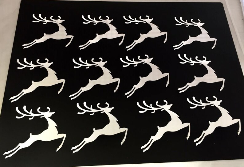 Tim Holtz Christmas Die Cuts Reindeer New Chapter 3 Etsy