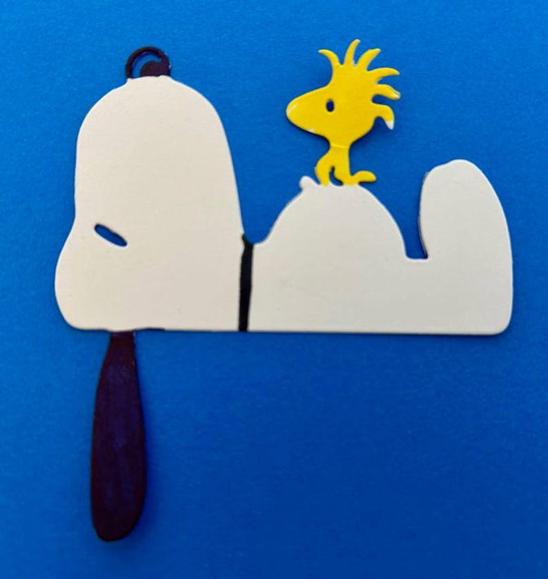 Snoopy and Woodstock Die Cuts * Set of 14 * White Cardstock * Fun for ...