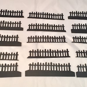 Tim Holtz Die Cuts * On the Fence * Sizzix 657030 * Cardstock or Chipboard * Picket Fence