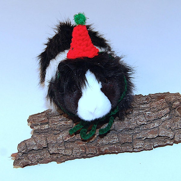 Elf Hat for Pets Small Animals Guinea Pig Hamsters Rabbits Hedgehog Bearded Dragon Clothes Costume Accessories Holidays