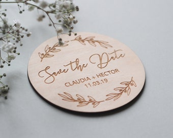 Save The Date, Wooden Save The Date, Wood Save The Date, Floral Save The Date, Custom Save The Date, Save The Date Cards, Wooden Invitations