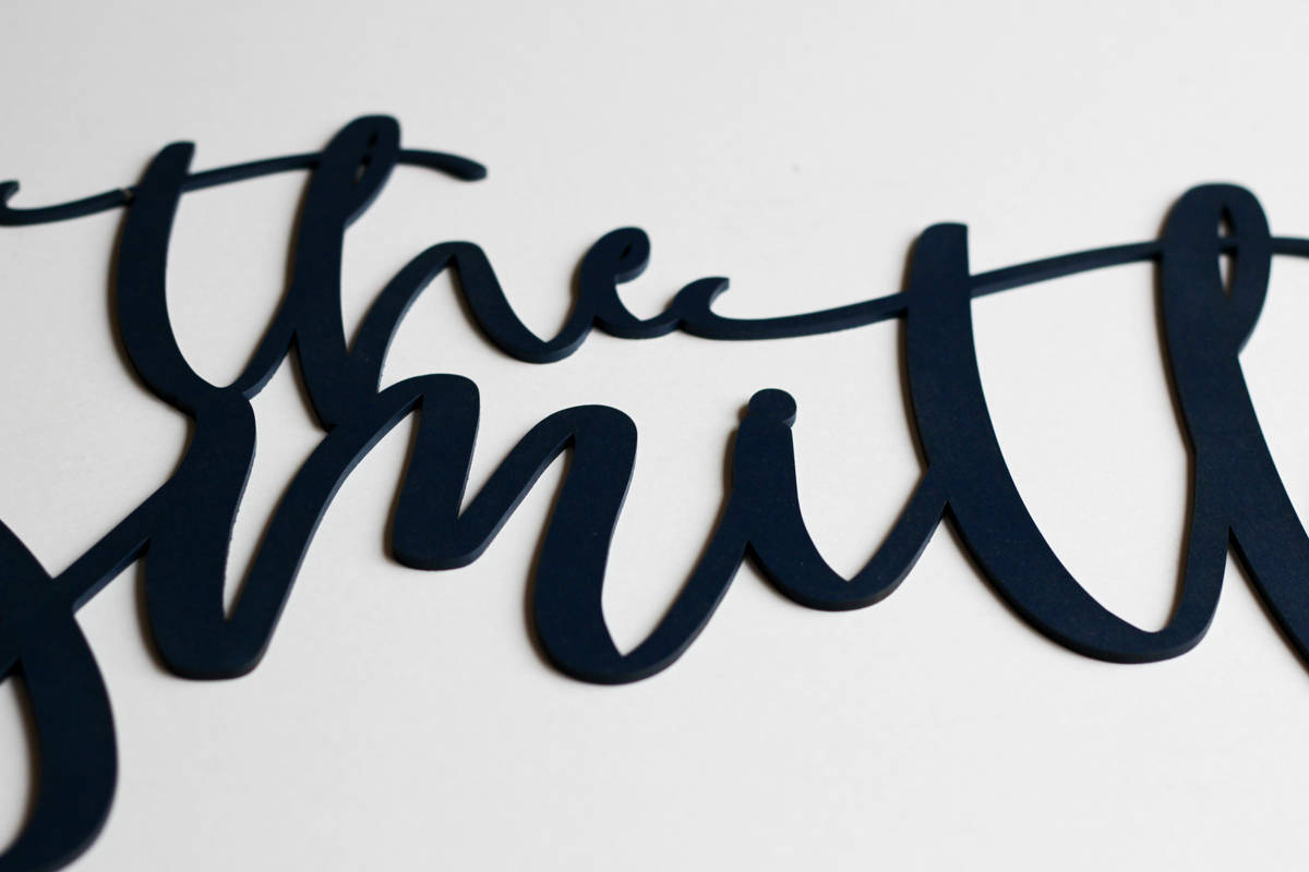 Last Name Sign Last Name Wall Art Family Name Sign Last Etsy