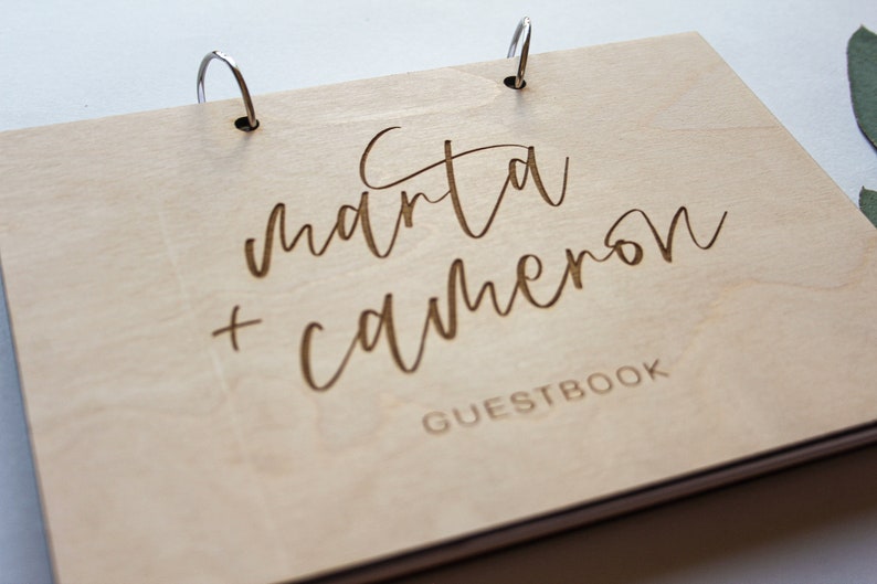 Simple Guestbook Photo Guestbook Minimal Guestbook Wedding Etsy