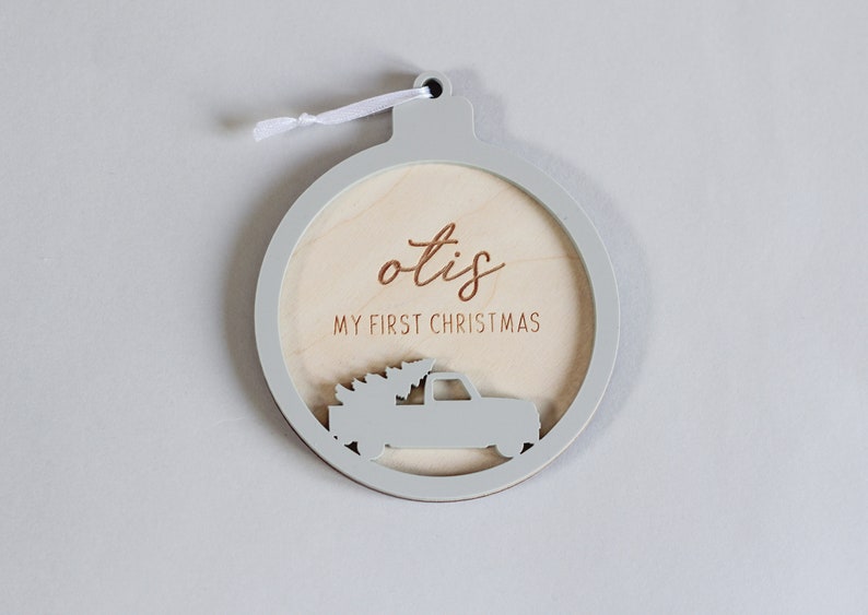 My First Christmas, Custom Ornament, Christmas Ornament, First Christmas, Newlywed Ornament, Couple Xmas Ornaments, Gift for Girlfriend image 4