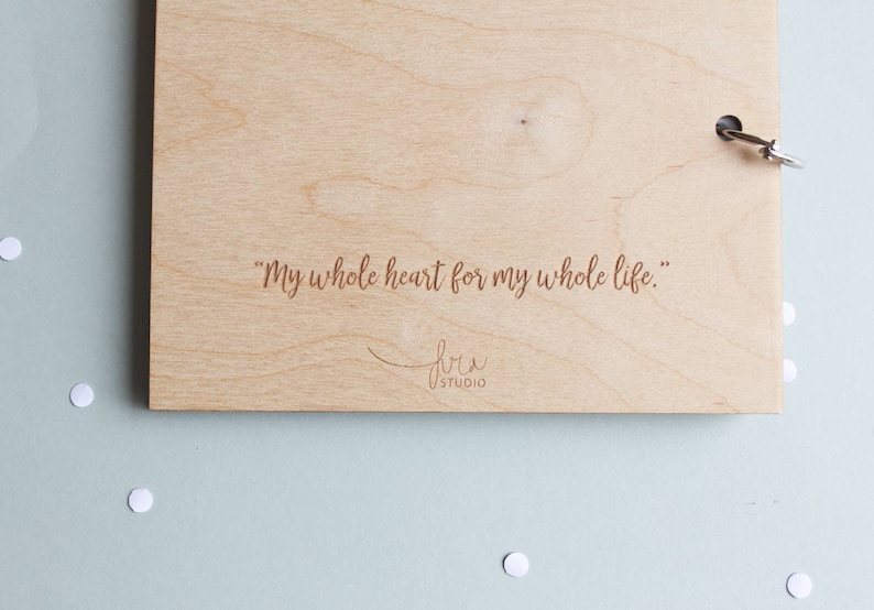 Boho Guest Book Wooden Guest Book Calligraphy Guestbook Etsy